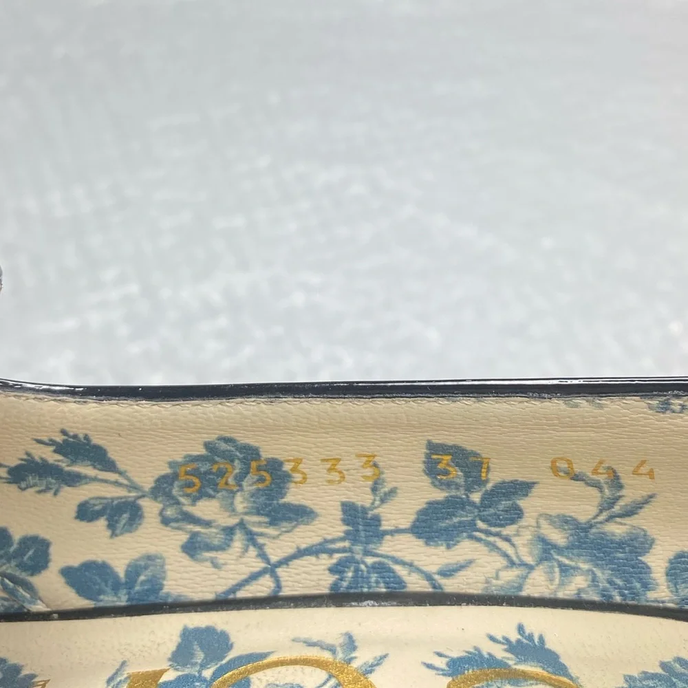 VERNICE MARMONT PUMP BLACK  PATENT  GG LOGO - Picture 11 of 11